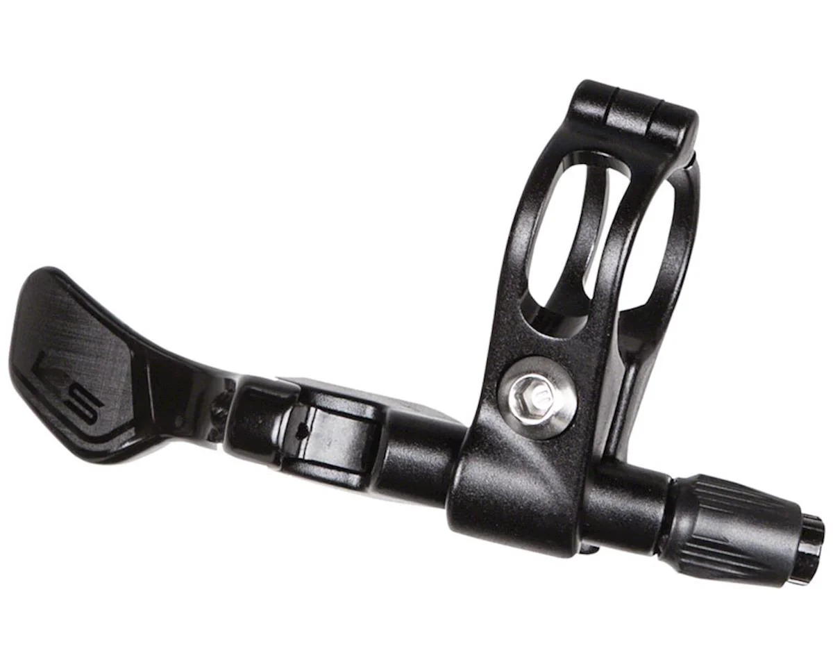 KS Southpaw Under-Bar Dropper Post Lever (Black) (22.2mm Clamp)